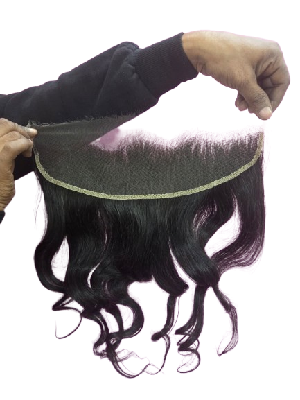 Raw human hair lace frontal
