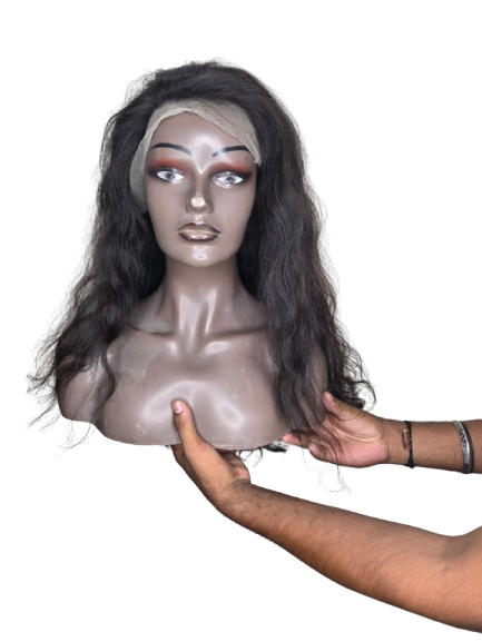Raw human hair wig